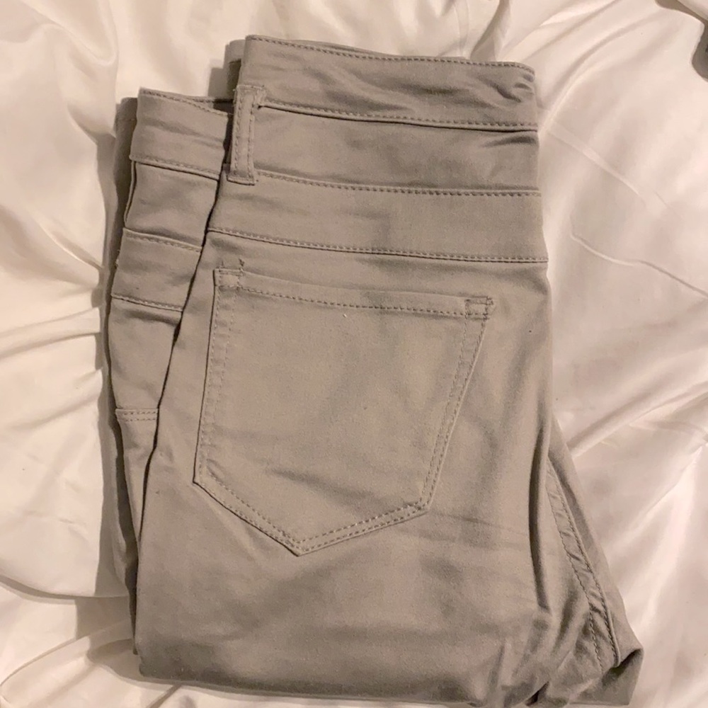 Refuge High Waisted Stretchy Jean - Gray